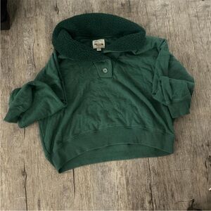 American Eagle Outfitters Green Cowl Neck Sweater